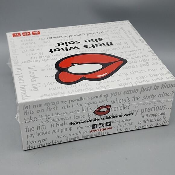 Party Game of Innuendos "Thats What She Said" Sealed Brand New Cards Bucks Hens - Picture 7 of 12
